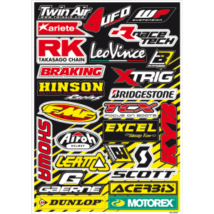 BLACKBIRD RACING Kit adesivi loghi sponsor – A Various – 5076A