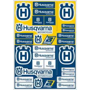 BLACKBIRD RACING Kit adesivi loghi sponsor Husqvarna HUSQVARNA Various – 5076HS