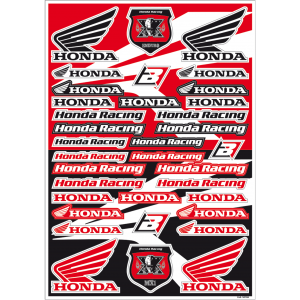 BLACKBIRD RACING Kit adesivi loghi sponsor Honda HONDA Various – 5076H