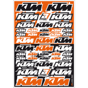 BLACKBIRD RACING Kit adesivi loghi sponsor KTM KTM Various – 5076K