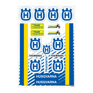 TECNOSEL BLACKBIRD Kit loghi Husqvarna Vintage HUSQVARNA Various – 56V00