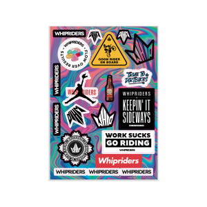 BLACKBIRD RACING Kit adesivi loghi sponsor Whip Riders Various – 5076W