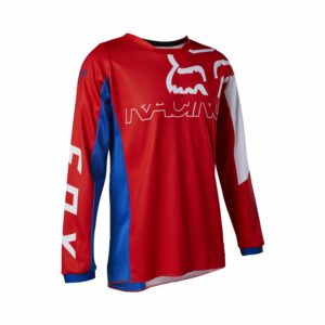Fox Youth 180 Skew Jersey – white/red/blue