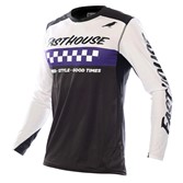 Fasthouse Elrod Jersey, White/Purple – L