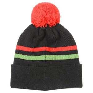 Fasthouse Express Hot Wheels Pom Beanie, Black/Red
