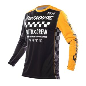 Fasthouse Grindhouse Alpha Jersey – Black/Amber