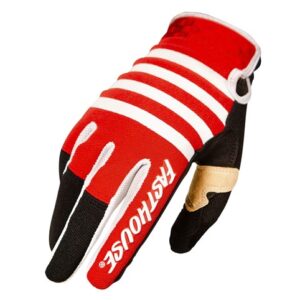 Fasthouse Speed Style Striper Glove, Red/Black
